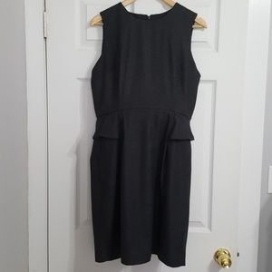French Connection Gray Apollo Peplum Dress